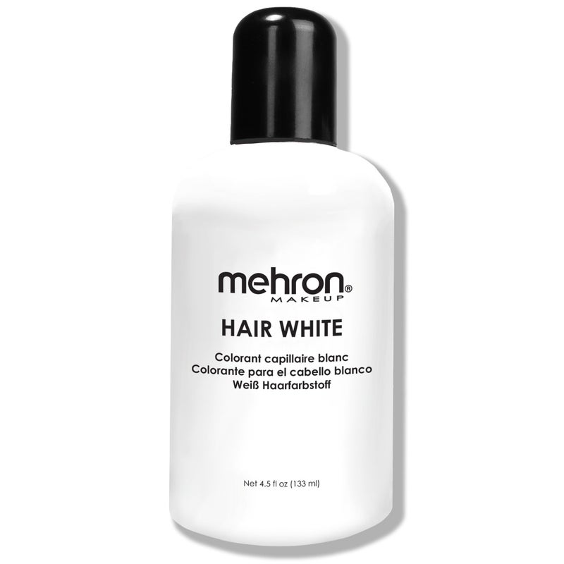 mehron صبغة شعر بيضاء قابلة للغسل من مهرون 45 أونصة 133 مل - Image 1